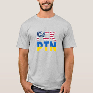 Camiseta FCK PTN Puck Futin, I stand with Ukraine flag