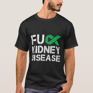 Camiseta Fck Riñón Disease Awareness Mono Cinta Verde Su