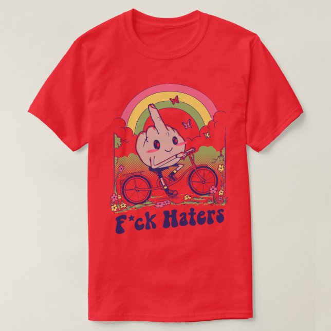 Camiseta Fck the Haters (Diseño del anverso)