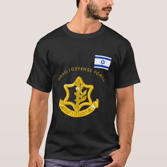 Camiseta Fdi Israel Bandera De Las Fuerzas De Defensa Israe (Anverso)