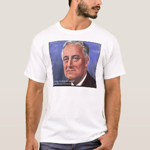 Camiseta FDR (Roosevelt) "Be Brief" Wisdom Cita Regalos