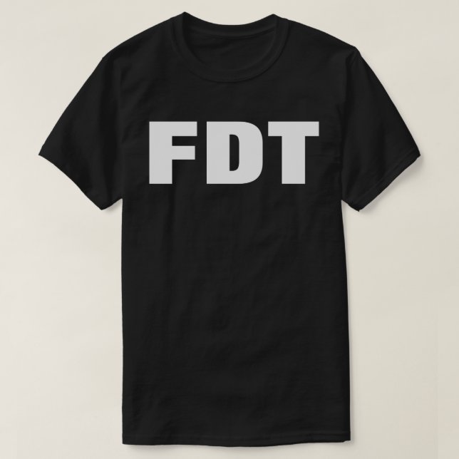 CAMISETA FDT (Diseño del anverso)