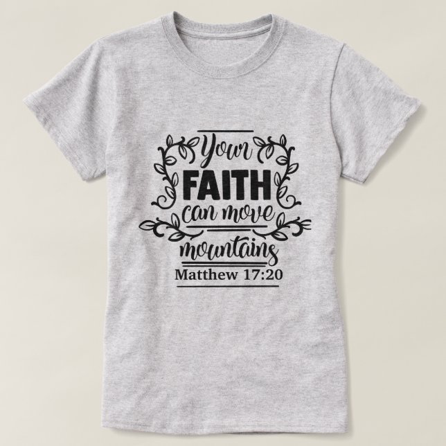 CAMISETA FE (Diseño del anverso)