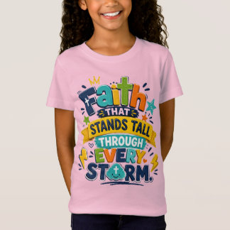Camiseta Fe adorable que se mantiene en pie
