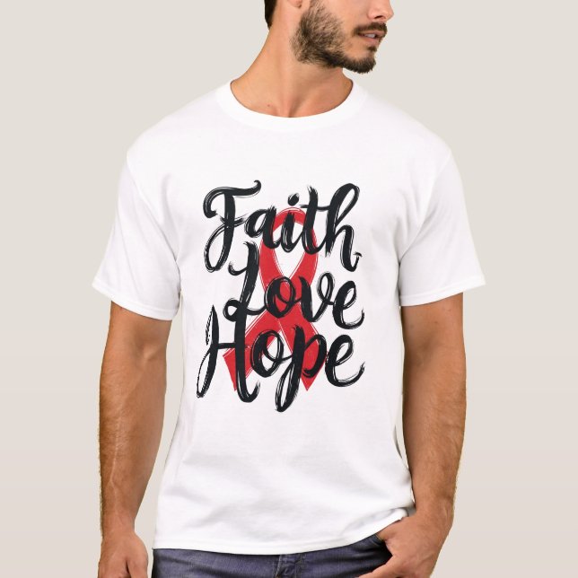 Camiseta Fe, amor, esperanza (Anverso)