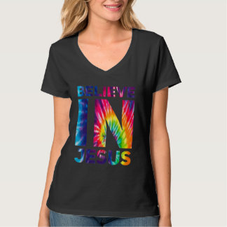 Camiseta Fe Católica En Cristo Cree En Jesús Biblia V
