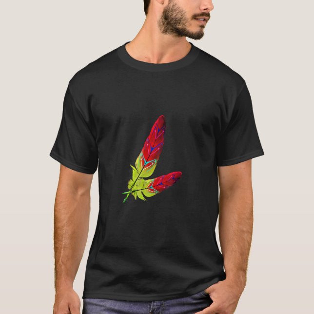 Camiseta Fe colorida del indiantribal nativo americano del  (Anverso)
