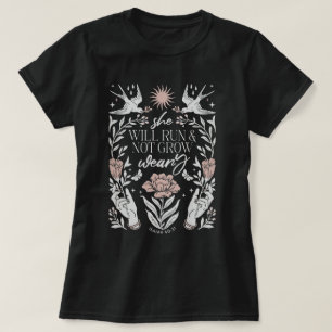 Camiseta Fe cristiana Art Nouveau Biblia versus religión