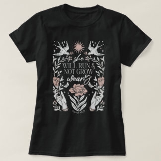 Camiseta Fe cristiana Art Nouveau Biblia versus religión