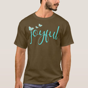 Camiseta Fe cristiana de corazón alegre