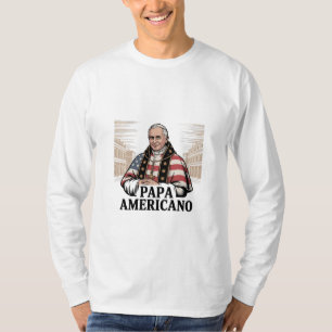 Camiseta Fe cristiana del Papa estadounidense Leo Iglesia C
