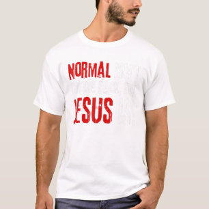 Camiseta Fe cristiana divertida, la normalidad no está regr