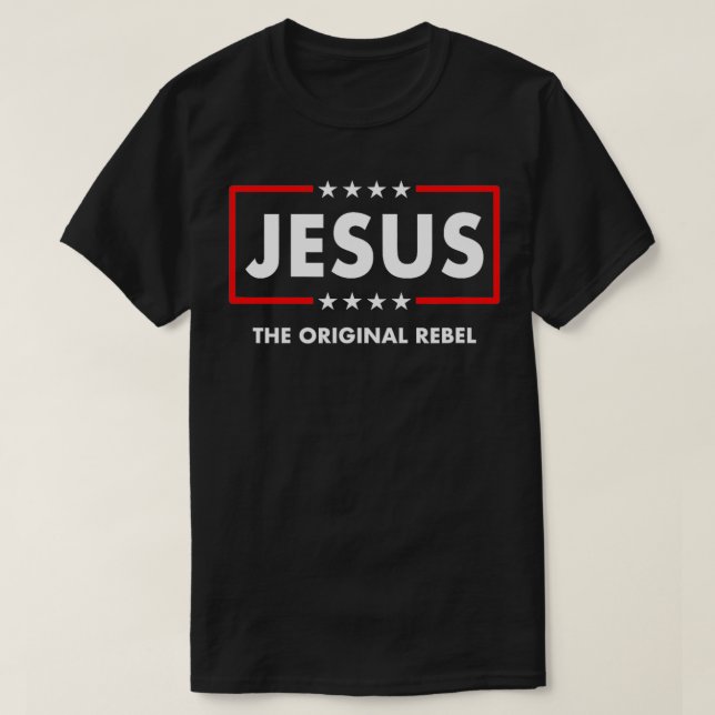 Camiseta Fe Cristiana El Rebelde Original Jesucristo Ch (Diseño del anverso)