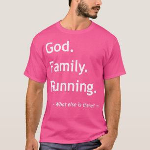 Camiseta Fe cristiana Jesús Cristianismo Familia Dios Corre
