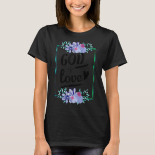 Camiseta Fe cristiana Jesús Religión Dios es amor