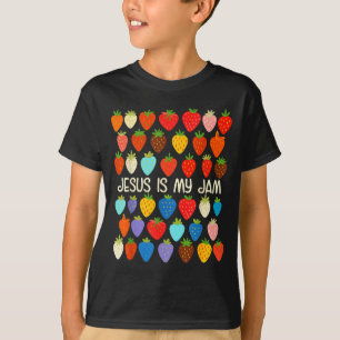 Camiseta Fe Cristiana Religiosa Fresa Jesús Que Es
