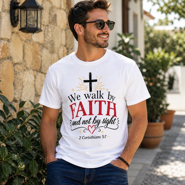 Camiseta Fe Cristiana Sobre el Miedo (Subido por el creador)