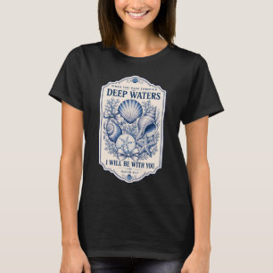 Camiseta Fe Cristiana Versículo Bíblico Religioso Costero