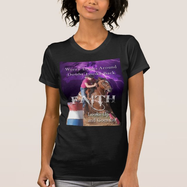 Camiseta Fe de las Carreras del barril (Anverso)