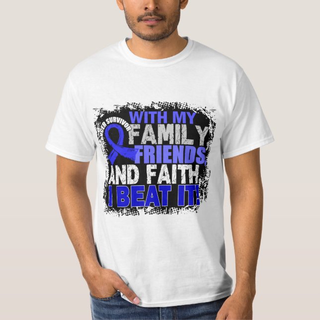 Camiseta Fe de los amigos de la familia del superviviente (Anverso)