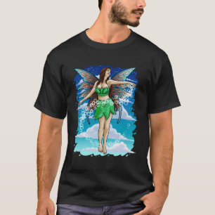 Camiseta Fe de regalo de hadas verdes Fay Wings Pixie Magic