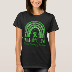 Camiseta Fe del Arcoiris Esperanza Amar Lesiones Cerebrales