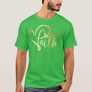 Camiseta Fe del Corazón en Jesús Amor Como El Equipo De Jes