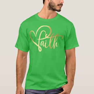 Camiseta Fe del Corazón en Jesús Amor Como El Equipo De Jes