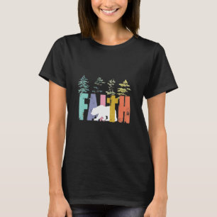 Camiseta Fe del Oso Jesús Animales de la Naturaleza Cristia