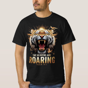 Camiseta Fe del Tigre Rugiente Los Cielos Rugen