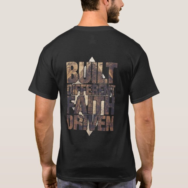 Camiseta Fe Dirigida Construida Diferente | Gimnas (Reverso)