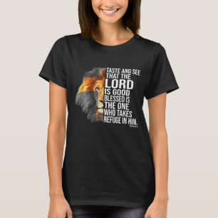 Camiseta Fe en Dios - Salmo de la Biblia Cristiana