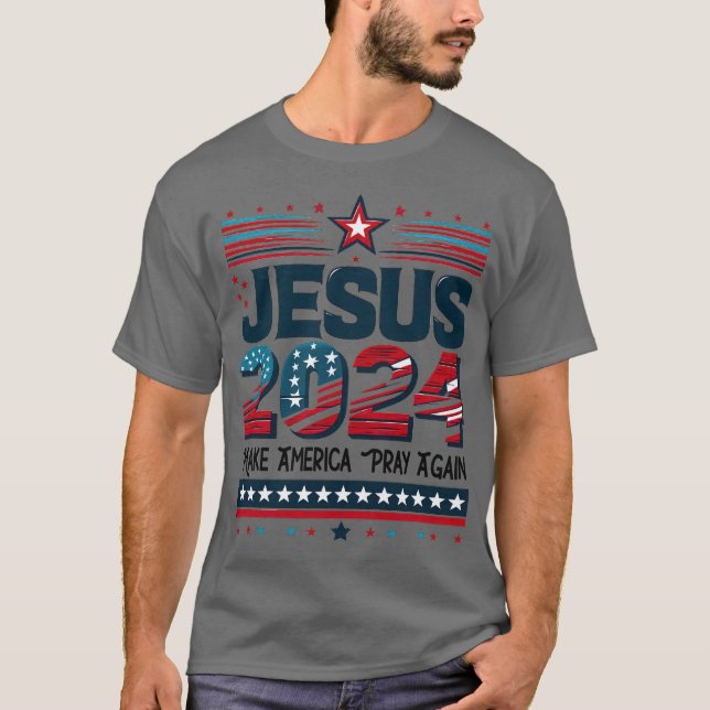 Camiseta Fe en el Futuro: Jesús 2024 (Anverso)