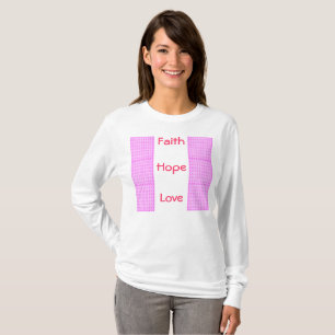 Camiseta Fe, esperanza + amor