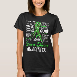 Camiseta Fe Esperanza Amor Cura Conciencia Enfermedad de Gr