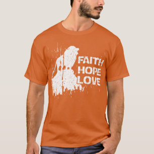 Camiseta Fe Esperanza Amor León Jesús Biblia Cito de Dios