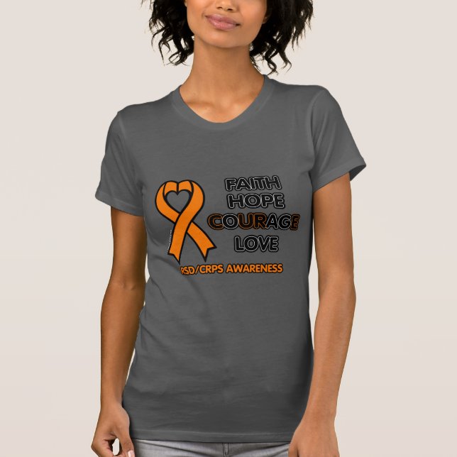 CAMISETA FE ESPERANZA CORAJE AMOR...RSD/ECPC (Anverso)