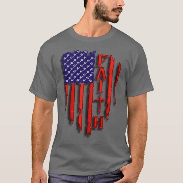 Camiseta Fe Estadounidense (Anverso)