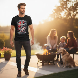 Camiseta Fe, Familia, Libertad