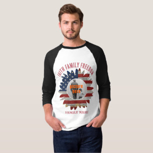 CAMISETA FE FAMILIA LIBERTAD 4 DE JULIO EE. UU. PERSONALIZA