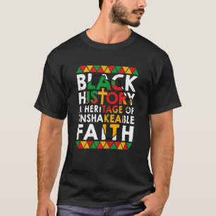 Camiseta Fe inquebrantable Melanin Reina Gir africana