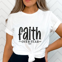 Fe inspiradora por regalo religioso de miedo