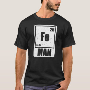 Camiseta Fe Iron Science Elements Chemist Scientiist Premiu