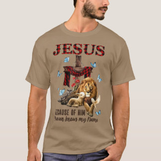 Camiseta FE Jesús Cordero de León Cielo Conoce Mi Nombre
