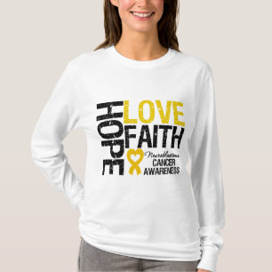 Camiseta Fe Neuroblastoma del amor de la esperanza