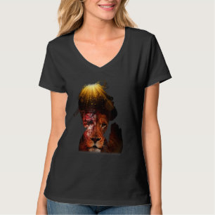 Camiseta Fe por el miedo León Biblia Cita Christi