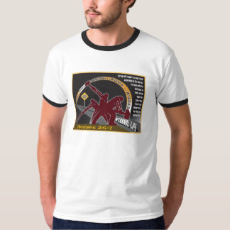Camiseta Fe que crea los trabajos - 2:6 de los romanos - 7