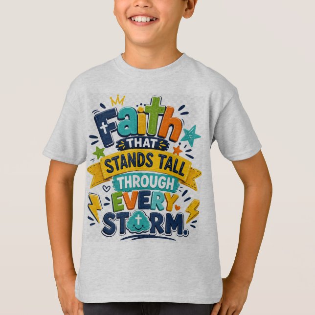 Camiseta Fe que se mantiene firme (Anverso)