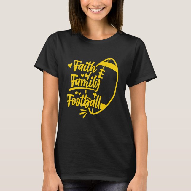 Camiseta Fe religiosa fútbol familiar 1 (Anverso)