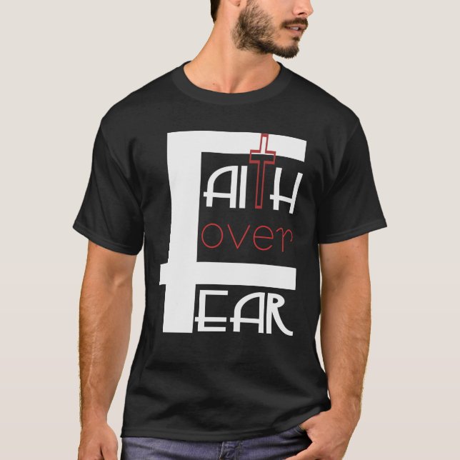 Camiseta Fe sobre el Miedo (Anverso)